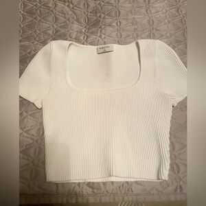 ARITZIA Babaton sculpt square neck crop XS